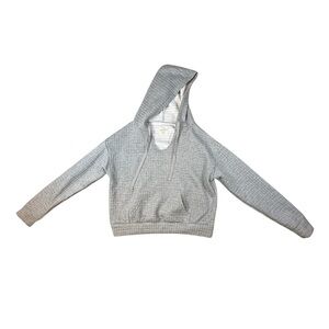 ONE STEP UP Hoodie Womens M Up Crop Gray Y2K Vintage